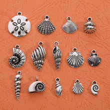 网红热销多种海底生物系列服饰配饰Diy合金饰品首饰厂家批发