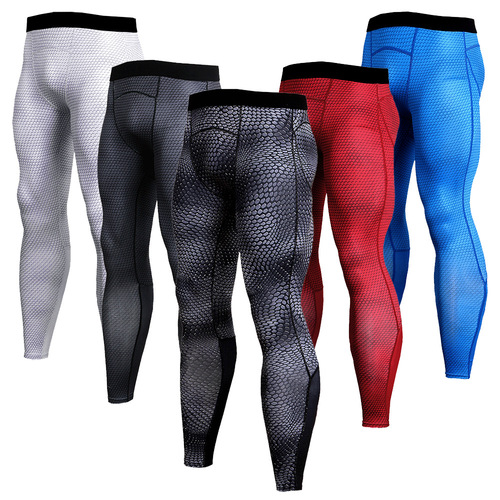 Men's tight training pants PRO sports fitness running pants sweat-wicking quick-drying pants