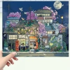 Summer Night Bus Stop-4pcs-Large