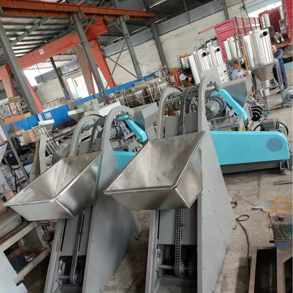 单螺杆双阶造粒机塑料挤出机填充母粒 造粒机