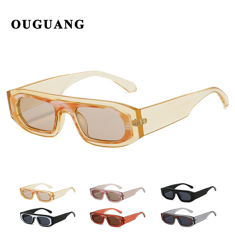 25 años de pasarela, marco pequeño, gafas de sol de dos colores con costuras, chicas calientes, gafas de sol transfronterizas anti-ultravioleta para hombres y mujeres