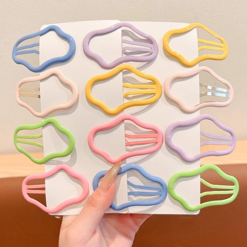 Nuevo color para niños nubes hueco cabello mar destrozado artefacto de cabello de la niña detrás de la cabeza dibujos animados clip BB joyería para el cabello