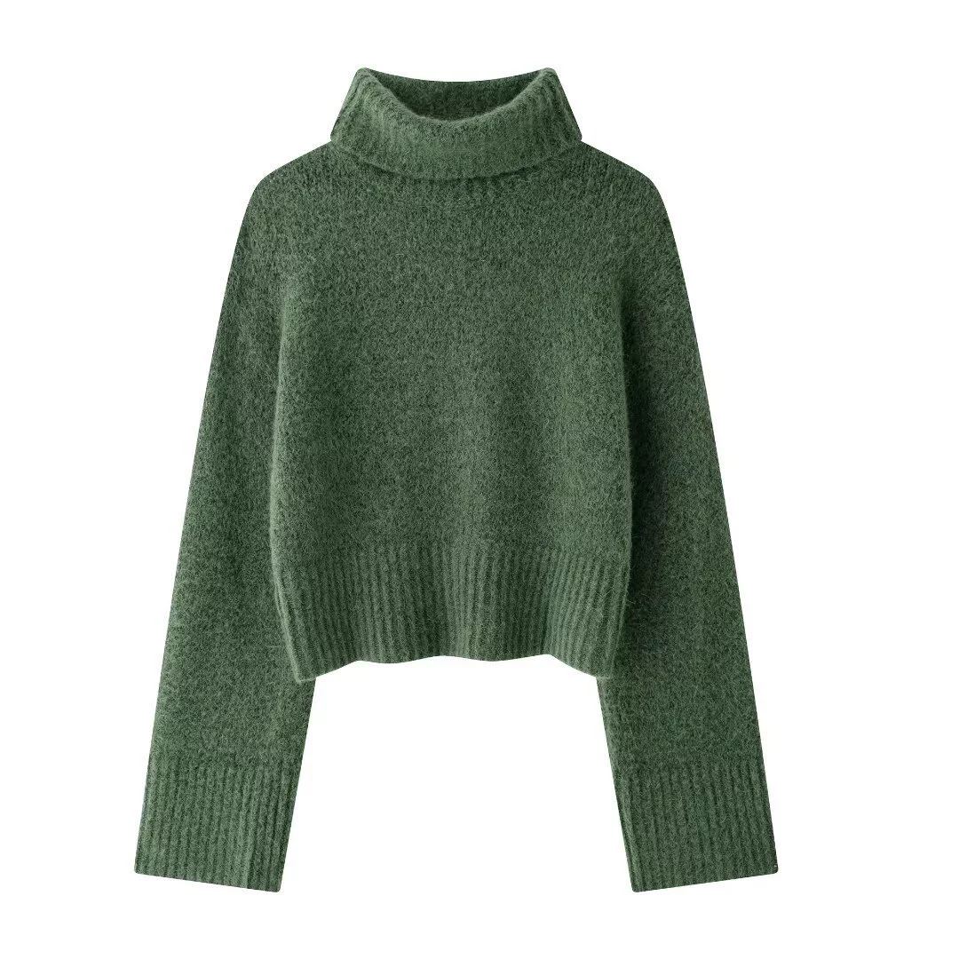  colored knitted sweater, европейский стиль