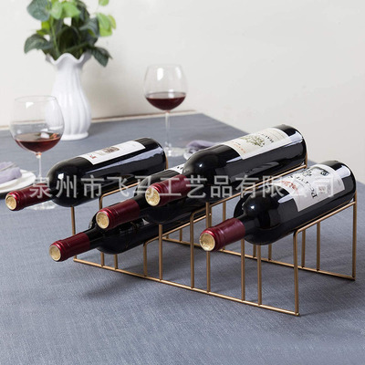 bar Wine Display rack Wine cabinet Wine Rack household Wine rack Decoration decorate Cross border high-grade red wine Shelf