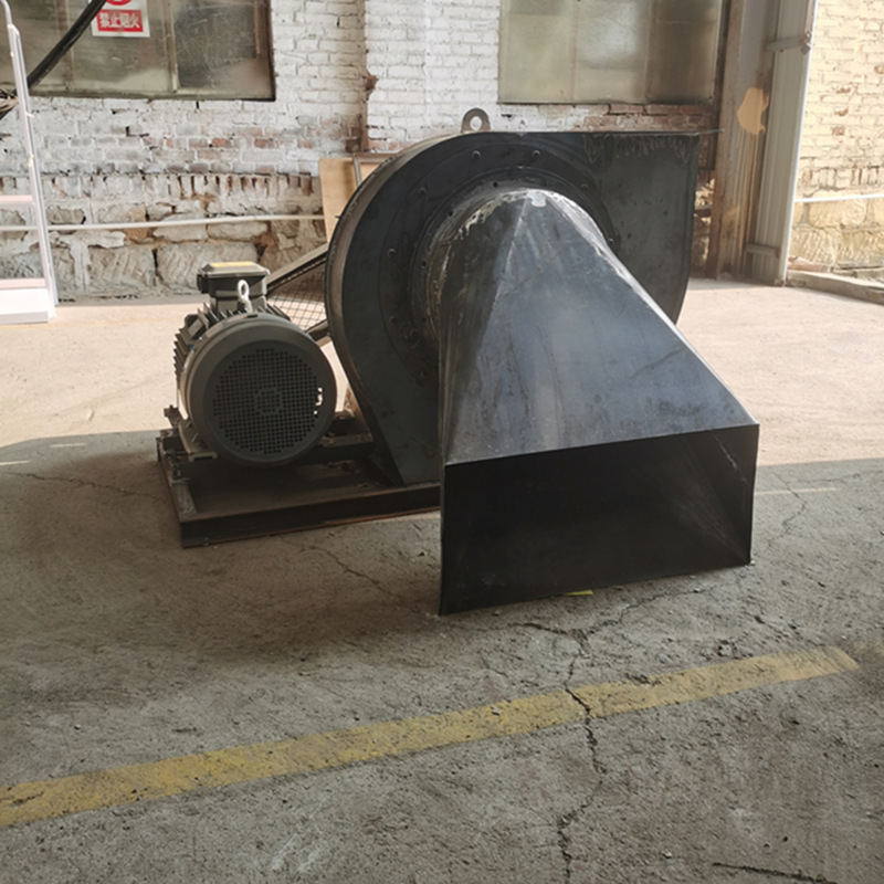 锯末颗粒输送物料风机7.5kw工业除尘风机造纸厂用带收料口