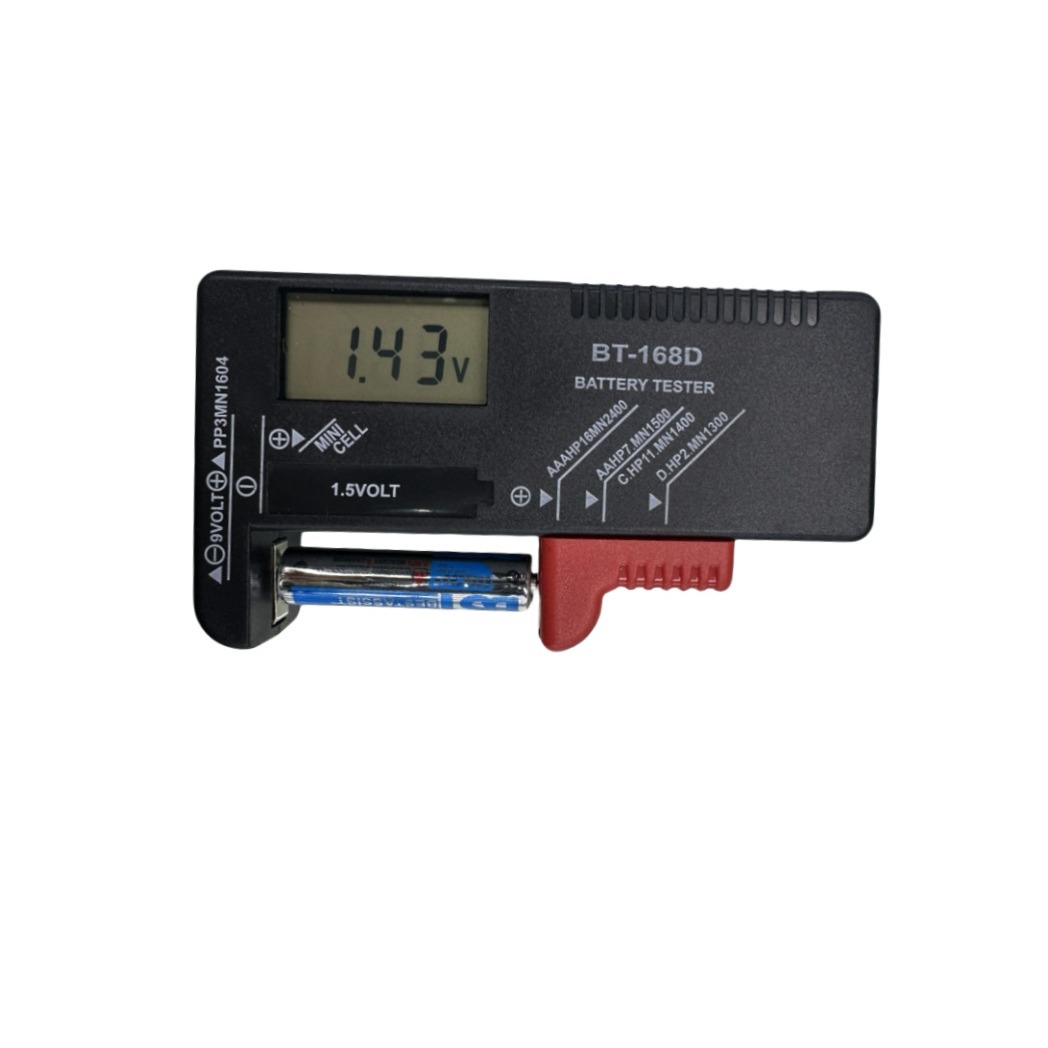 指针式数显电压测试仪 测试电池容量 电量测试仪测电仪168-168D