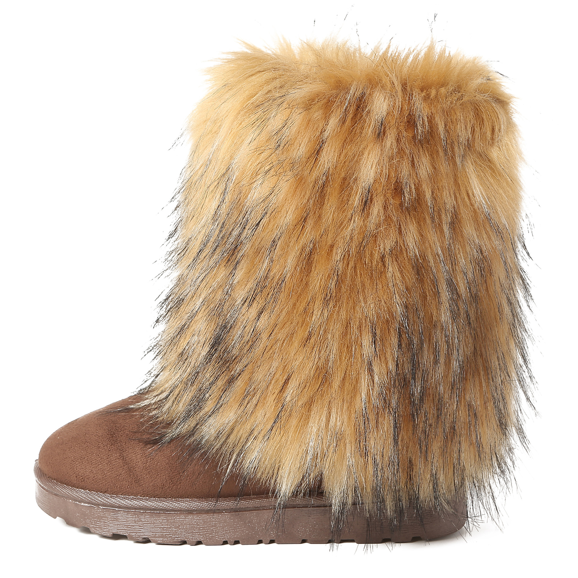 Europa y América transfronteriza nuevas botas largas de piel de las mujeres de invierno y2g caliente chica de moda de suela gruesa botas de media pierna de piel sintética botas de nieve