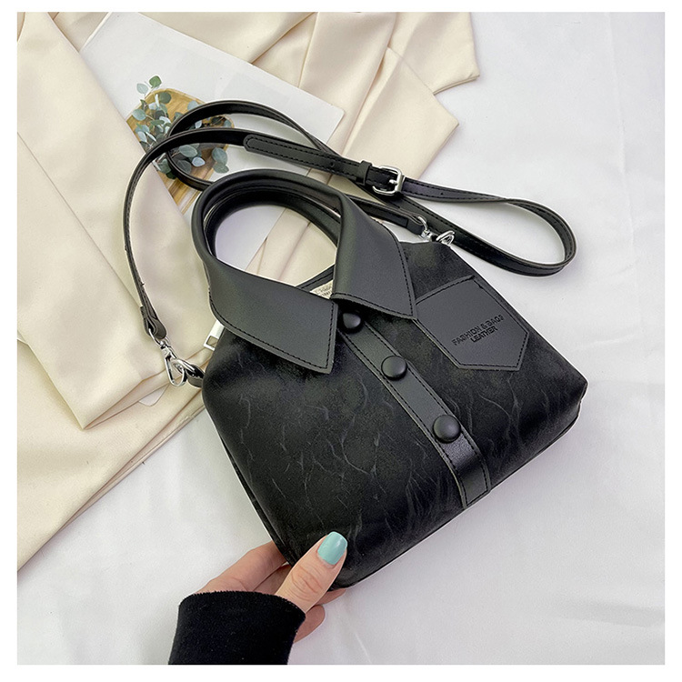 Borsa a secchiello nuova tendenza Borsa da donna 2024 Borsa a tracolla semplice in stile coreano estivo Borsa da pendolarismo a catena da donna_voghion.com