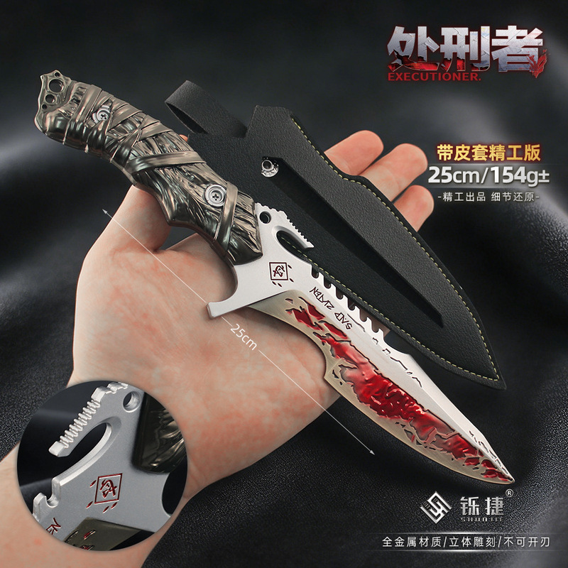 Shuo Jie Delta Peripheral S8 Season Executioner Game Weapon Model Metal Collectible Toy Display Piece 25cm