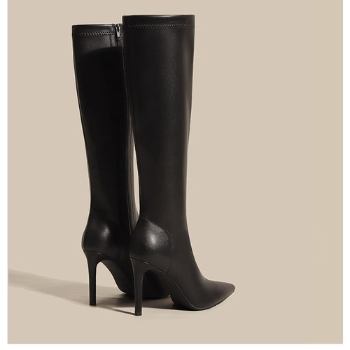 Soft-soled, non-tiring, makes short people look taller, new 2024 popular, durable, pairs well with skirts, versatile fashion boots