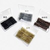 Black hairgrip suitable for photo sessions, crystal, hairpins, hair accessory, jewelry