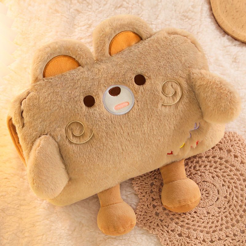 Plush Hand Po Hot water bottle Rechargeable Hot water bottle Warm baby Hand Bed Christmas gift girl student