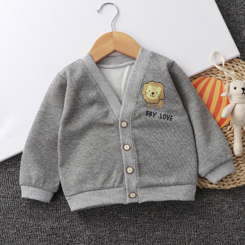 KS19 cardigan single Heather Gray