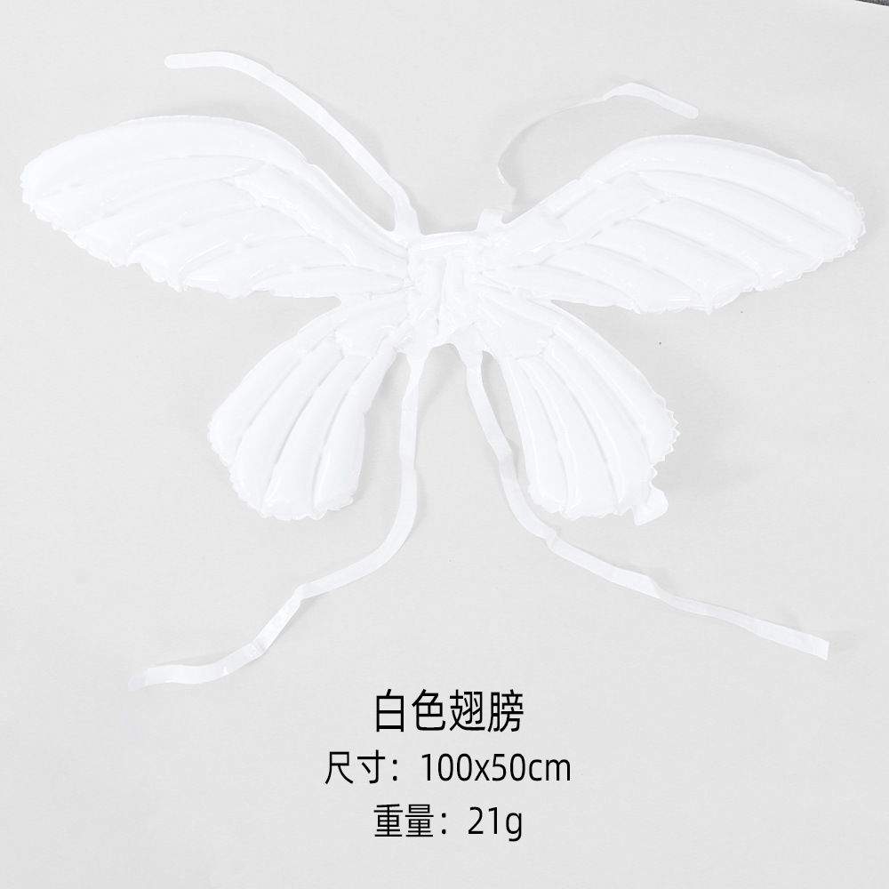 Ángel en línea mariposa alas globo de dibujos animados alas globo actividad temática jardín de infantes decoración extraña globo