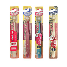 日本进口7列65孔舒适倍护宽头中毛牙刷