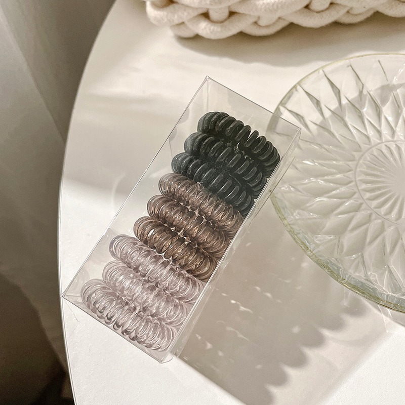 2025 nuevo estilo simple y versátil banda para el cabello sin costuras diadema duradera y de alta elasticidad que no daña el cabello coleta gruesa cuerda para el cabello sombreros