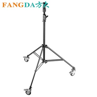 Film and Television Photography Light Stand Studio Flash Tripod Crew with Caster Studio Shooting Movable Bracket