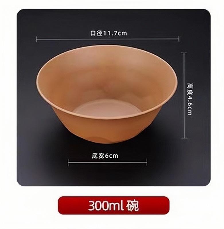 複数の仕様の分解性殻使い捨て食器セット、高級高温耐性の厚みのあるカップ、皿、スプーン、ボウル、箸の完全なセット|undefined