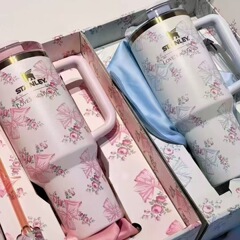 跨境爆款史丹利stanley新品40oz吸管杯304不锈钢汽车保温手柄杯