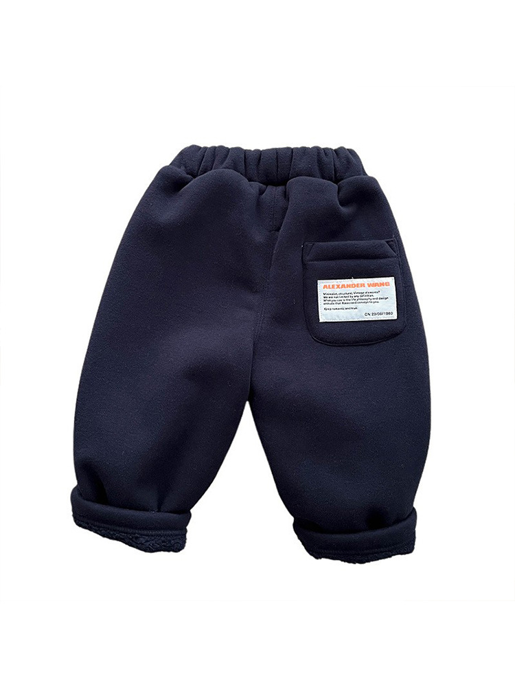 Pantalones de Chándal Térmicos para Niño con Forro Engrosado para Invierno image 6
