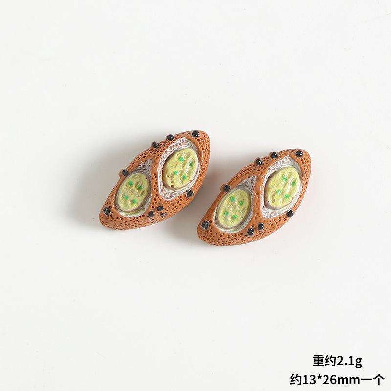 仿真微缩面包食玩树脂小配件diy奶油胶水杯冰箱贴鞋扣发饰品配件|undefined