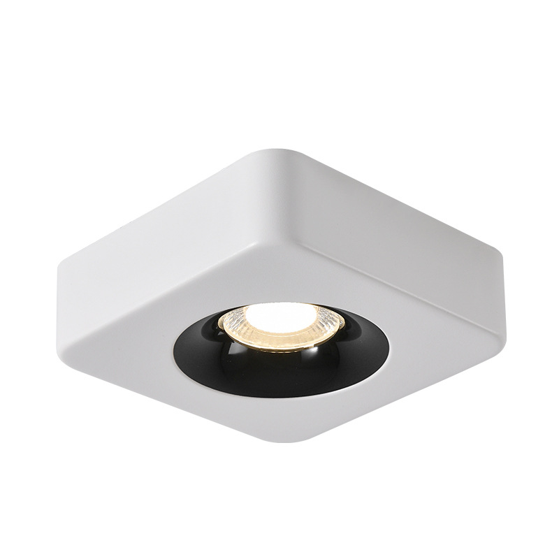 Da Guan Garden Light Downlight ultra delgada anti-deslumbrante sin lámpara principal iluminación de la sala de estar cuadrada lámpara de reflector dormitorio lámpara de balcón 495L