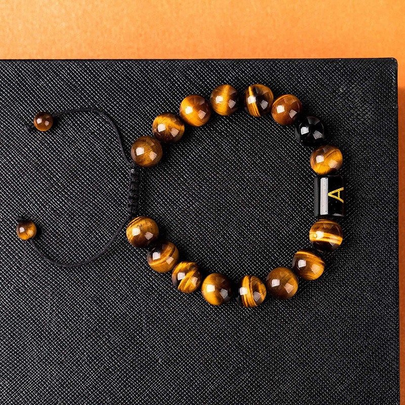 Fashion Letter natural stone Beaded Bracelets 1 Piece