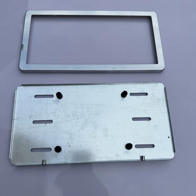 Steel Rust-Proof Car License Plate – License plate holder/license plate holder