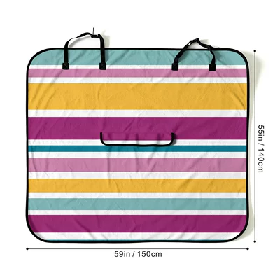Car seat towel cover, rear seat protector suitable for gym and exercise, universal for all seasons, car use 7 (Universal seat cover) - hpcd121-150x140cm