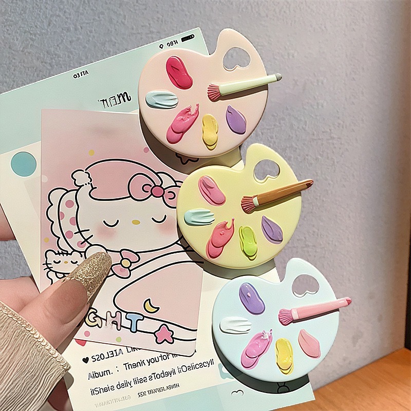 かわいいシミュレーションパレットヘアピン、甘い女の子のミニお絵かきボードカモノハシクリップ、春夏の新しい多用途のインターネットセレブヘアアクセサリー|undefined
