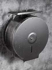 批發酒店衛生間大捲紙盒不鏽鋼304廁所大盤紙巾盒壁掛式抽紙架免