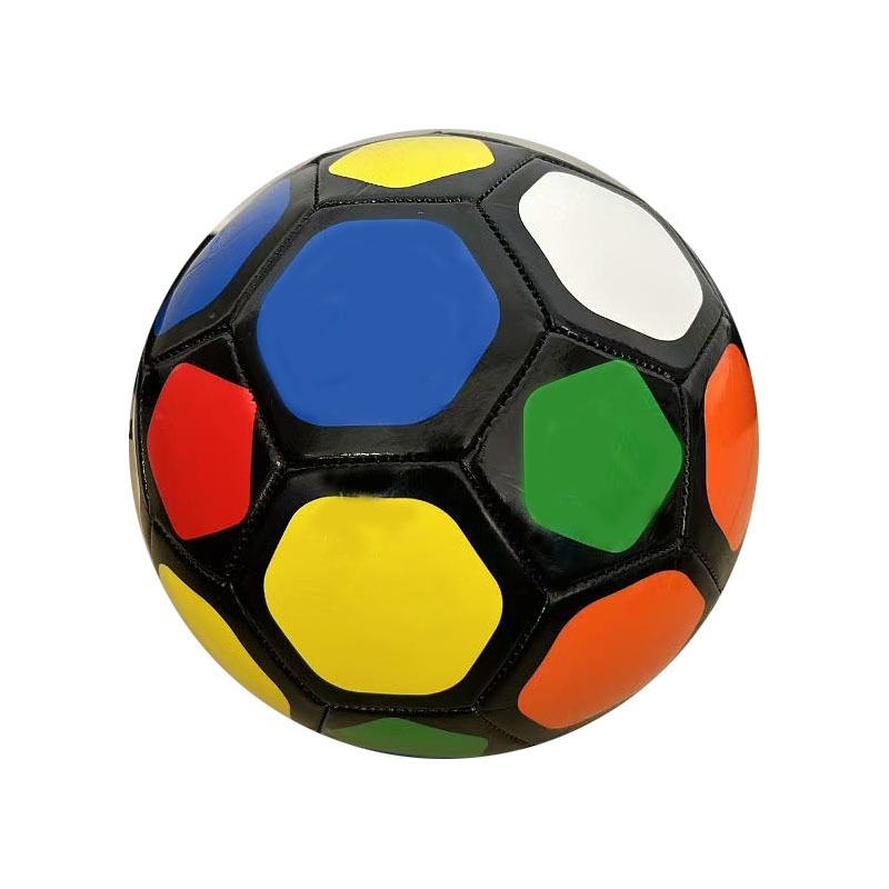 Material de PVC transfronterizo de alta calidad espesado resistente al desgaste 5 máquina de costura de fútbol de color para estudiantes de primaria y secundaria bola de entrenamiento image 12