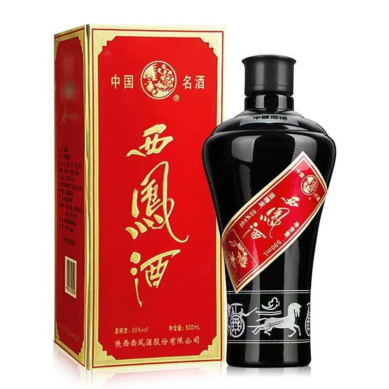 西凤酒墨瓶55度凤香型500ml