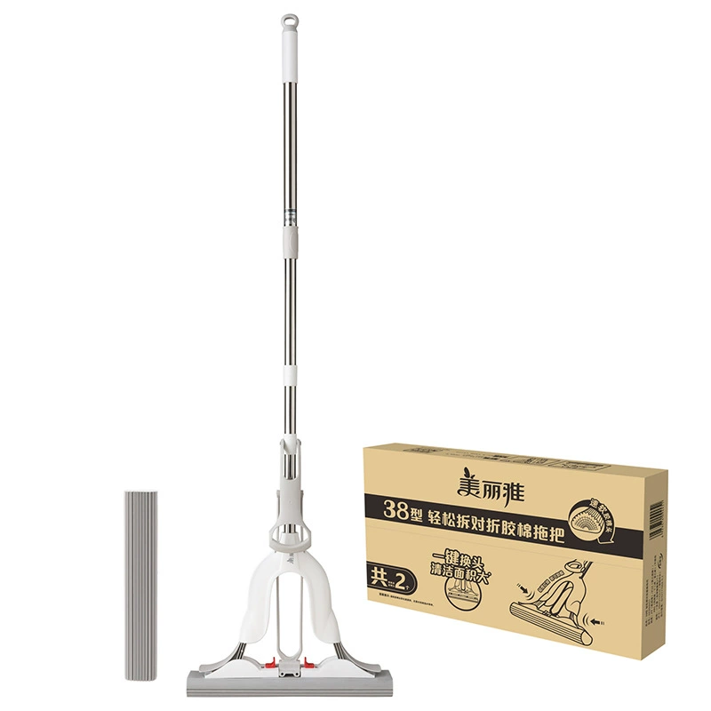 Швабра из резинового хлопка Meiliya с насадкой на одну пуговицу, швабра без рук