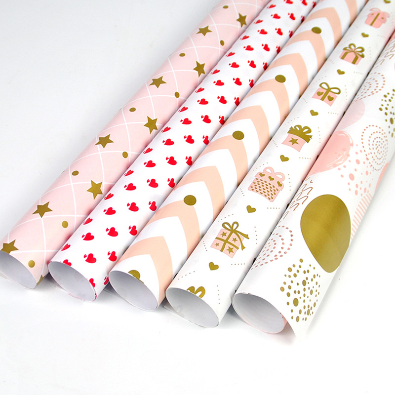 Pequeño papel de regalo fresco, linda caja de regalo floral, cumpleaños, envoltura de libro pastoral, papel artesanal de bricolaje