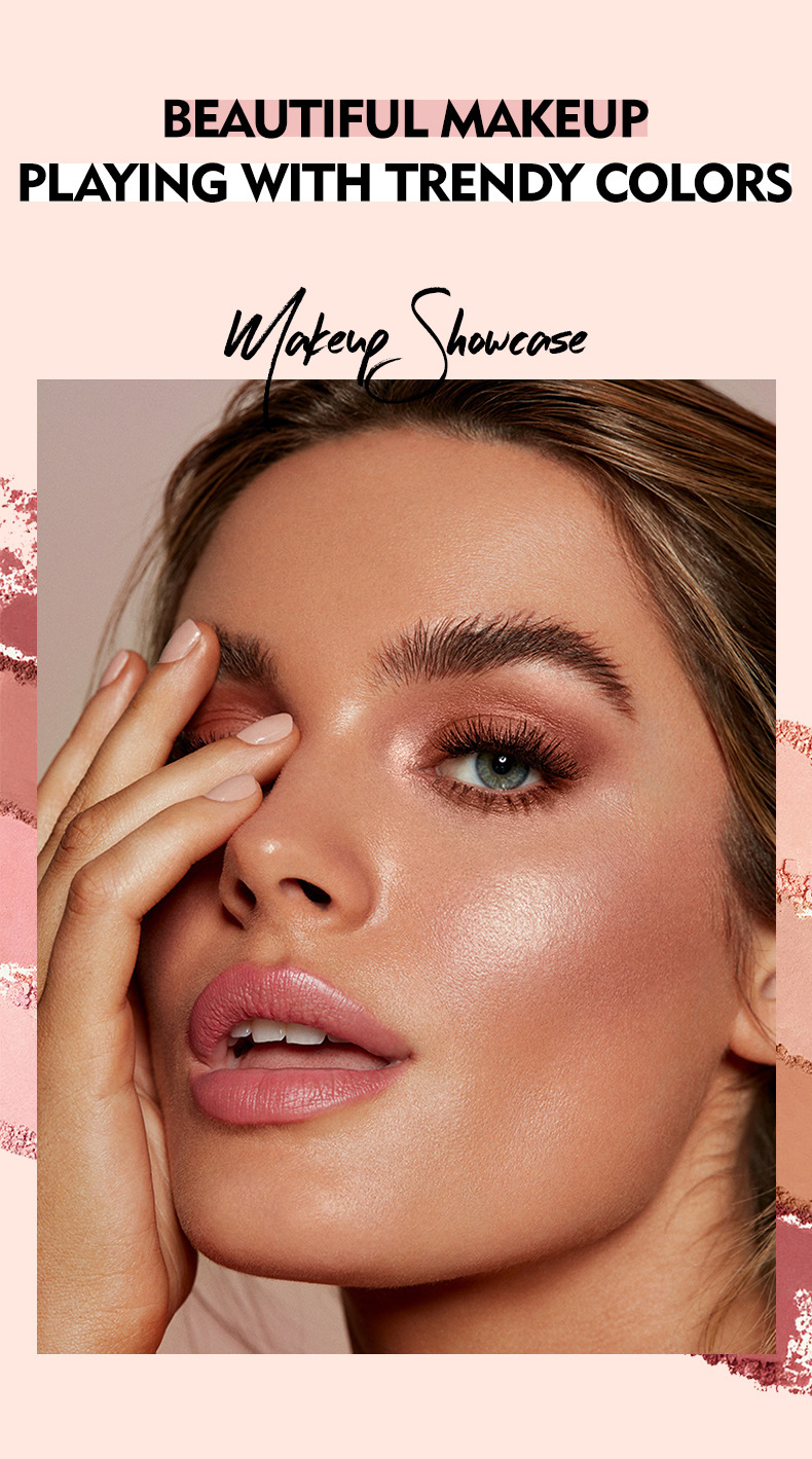 4 Layer Eyeshadow Palette Matte Eyeshadow Highlighter Blush Multi Purpose Under Eye Concealer Beauty Makeup Cosmetics_voghion.com