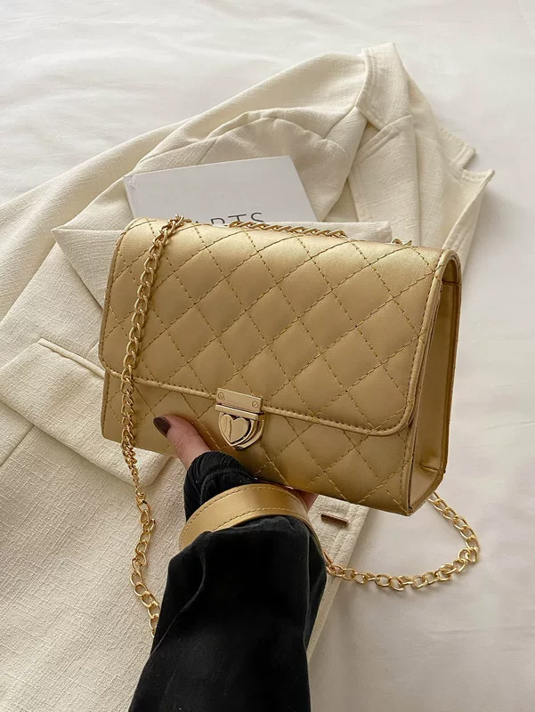 Цепочка, летняя брендовая модная сумка через плечо, стиль Chanel, сумка с цепочкой, корейский стиль, премиум