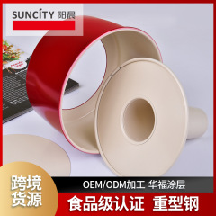 跨境6-8寸圓形創意中空活底不沾蛋糕模具碳鋼材質蛋糕烤盤