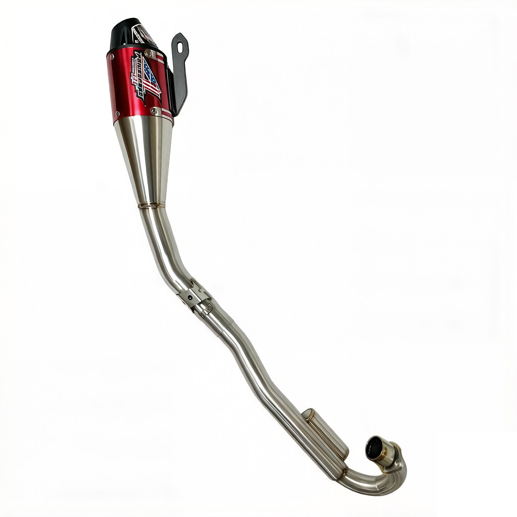 Suitable for Honda CRF230F CRF150F motorcycle exhaust system, full stainless steel