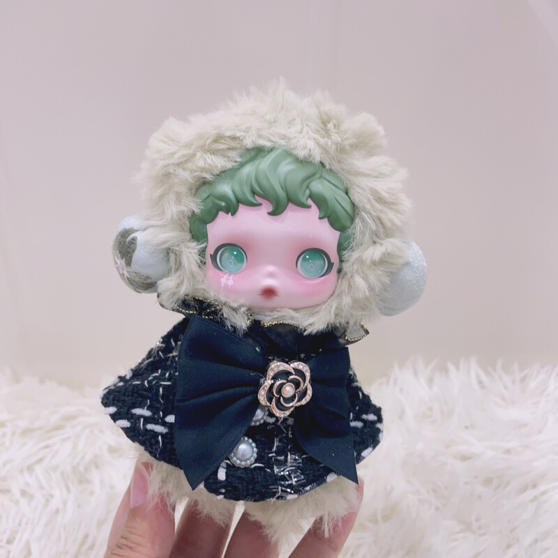 仅娃衣】泡泡玛特SKULLPANDA光织园搪胶公仔挂件SP娃衣精灵服套装|undefined