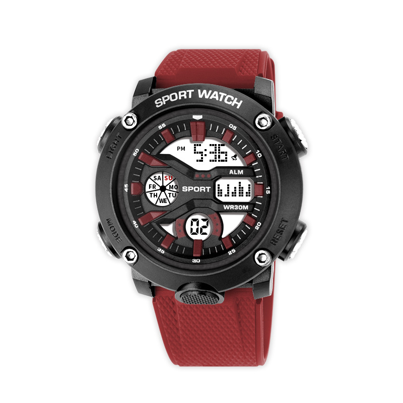 Nuevo estilo preppy reloj electrónico masculino y femenino estudiantes luminoso simple fresco reloj de alarma deportes fábrica pelo recto