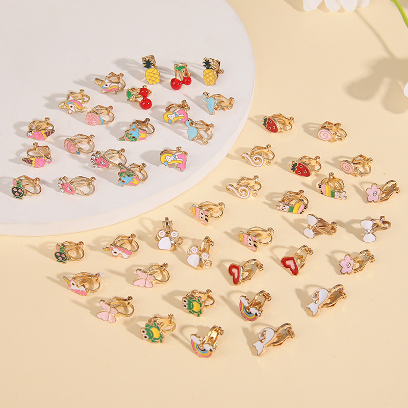 1 Set Simple Style Butterfly Alloy Plating Women's Ear Studs display picture 2