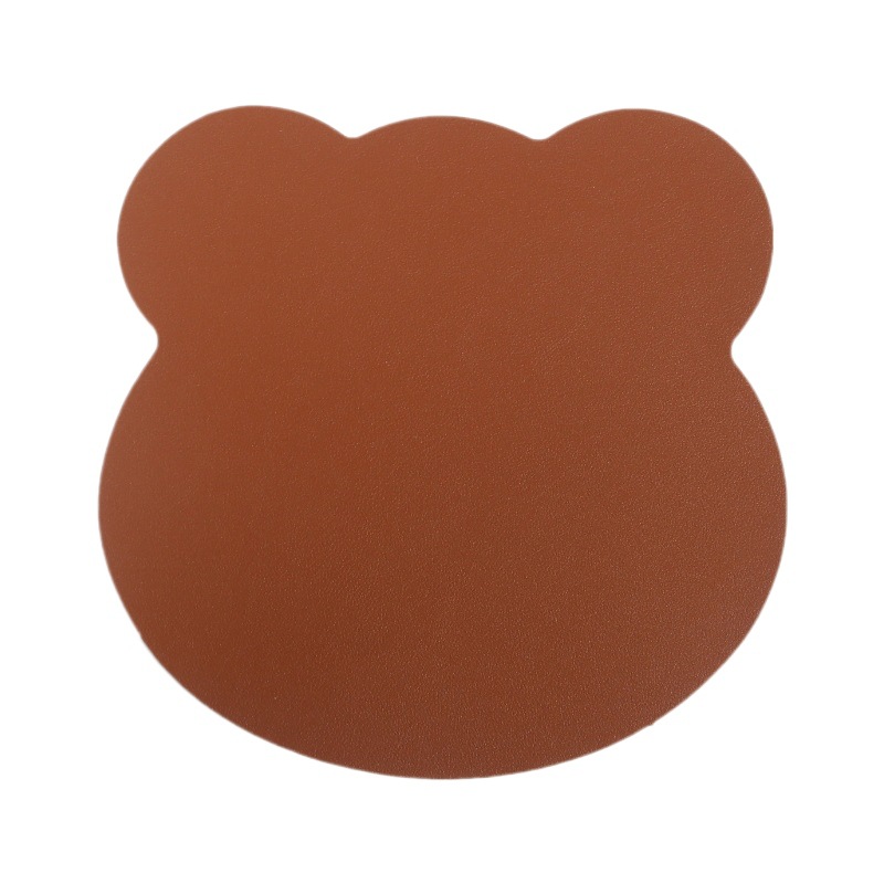 Alfombrilla de Cuero de Doble Cara — Mouse Pad Impermeable, Antideslizante para Oficina