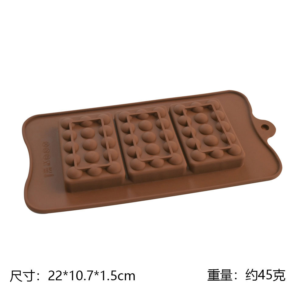 Molde de Silicona para Chocolate DIY, Multiuso con Formas de Dibujos Animados para Repostería