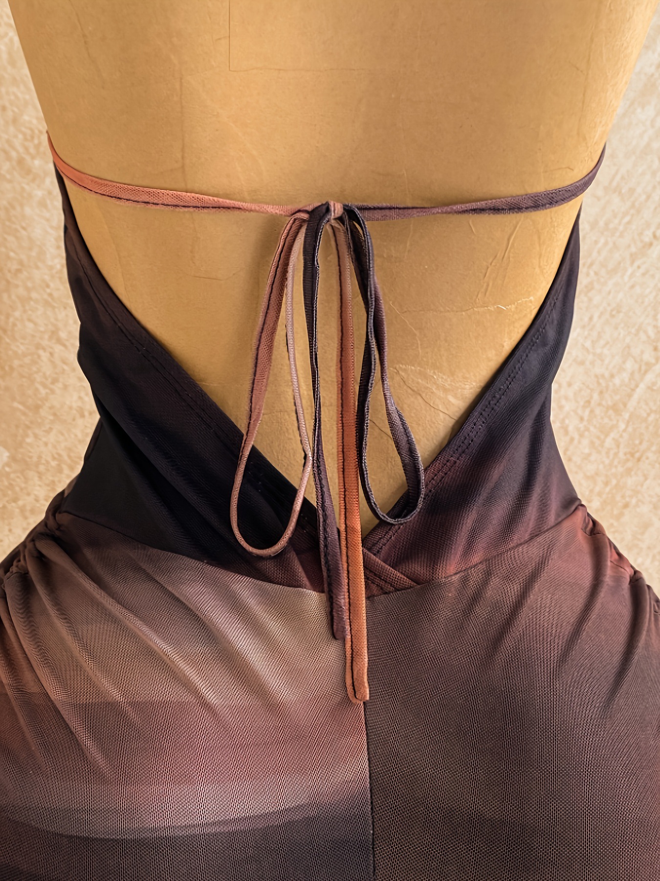 Women's Clothing Color Block Tie Front Jumpsuit New American Bestseller Hot Item_ecoleips.com