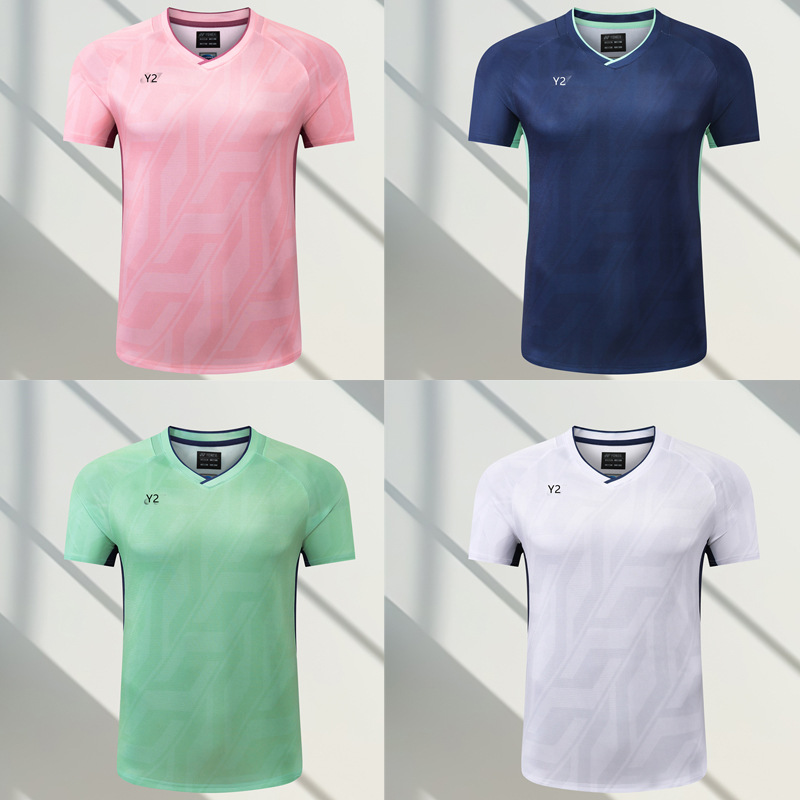 New badminton clothing jacket men's and women's quick-drying competition clothing children's students tennis training clothing group purchase wholesale 3319