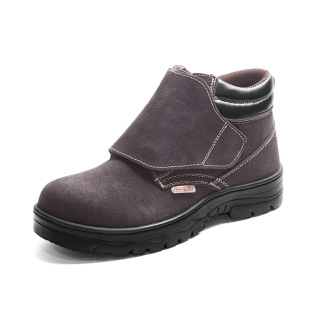 Factory wholesale work shoes sutured cowhide welder shoes anti-smashing anti-puncture anti-wear fire flower wear-resistant construction site labor protection shoes