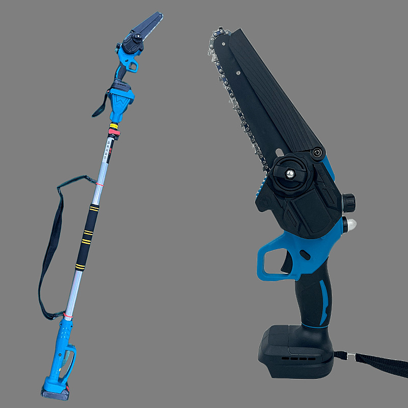 充电式锂电锯园林伐木修枝剪电动高枝锯 锂电电链锯 迷你电锯