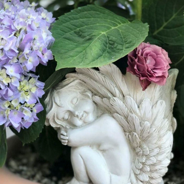 Трансграничный новый креативный Амур ручка трубка горшок смолы ремесло двор сад украшения дома балкон украшения