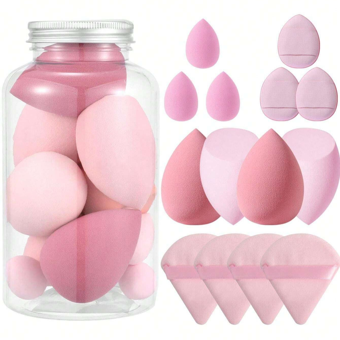 Conjunto de huevos de maquillaje transfronterizo botella flotante polvo herramientas de maquillaje al por mayor combinación de huevos de maquillaje combinación de huevos de maquillaje
